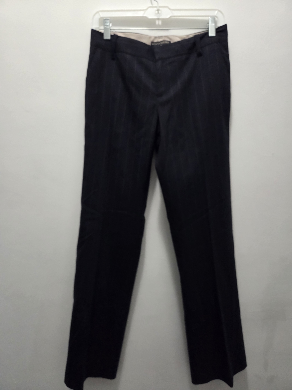 Banana Republic 2R Black Pinstripe Dress Pants